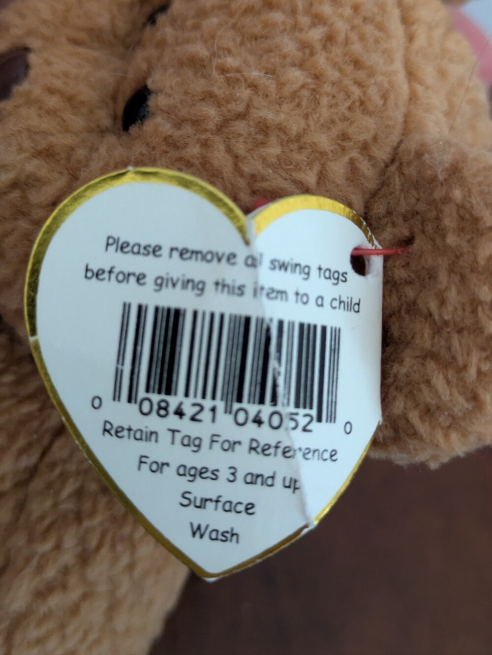 Vintage Ty Beanie Baby Curly Bear - Picture 4 of 9